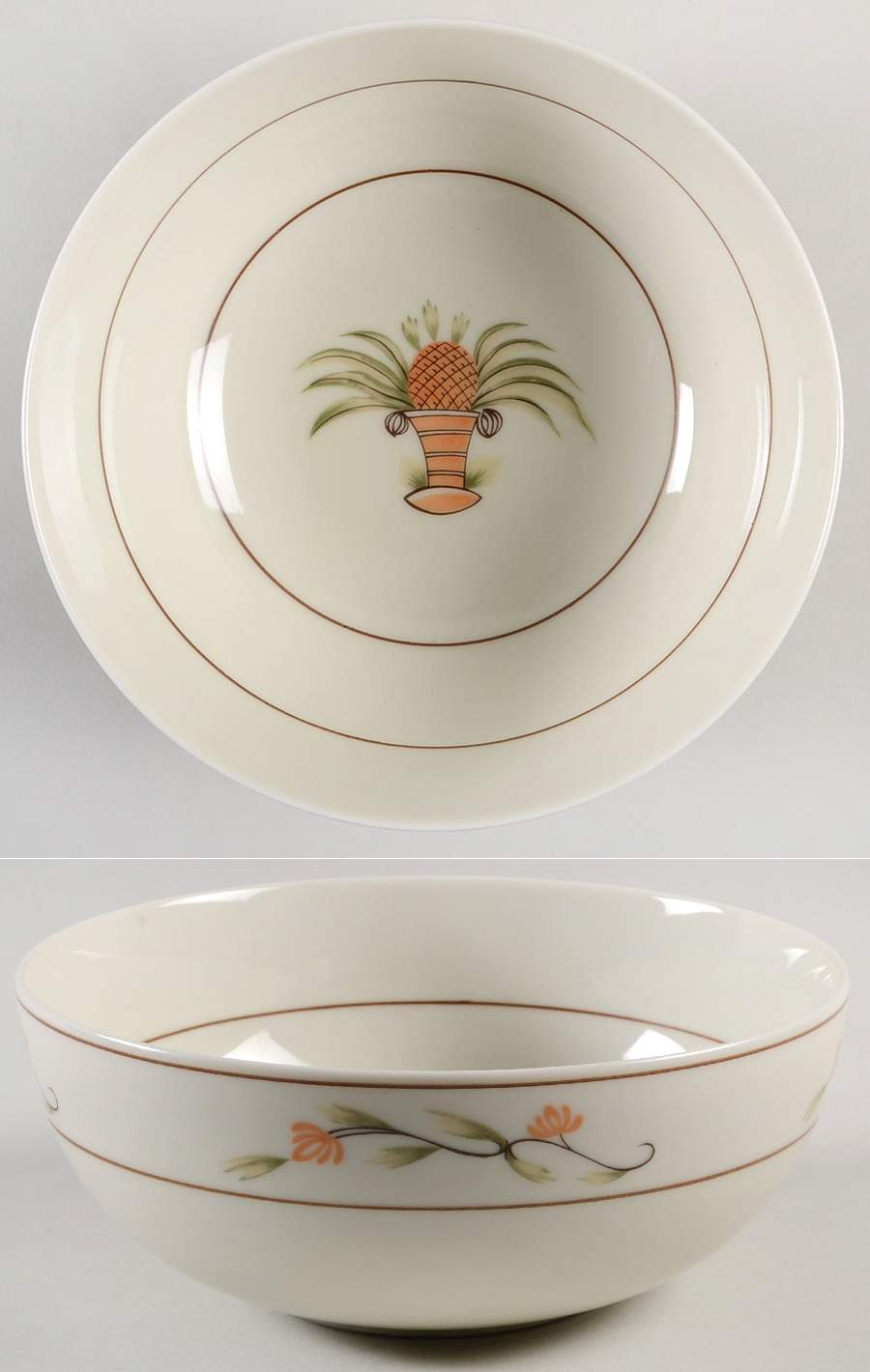 Pineapple 7" Round Vegetable Bowl by Foreign Advisory Service-1