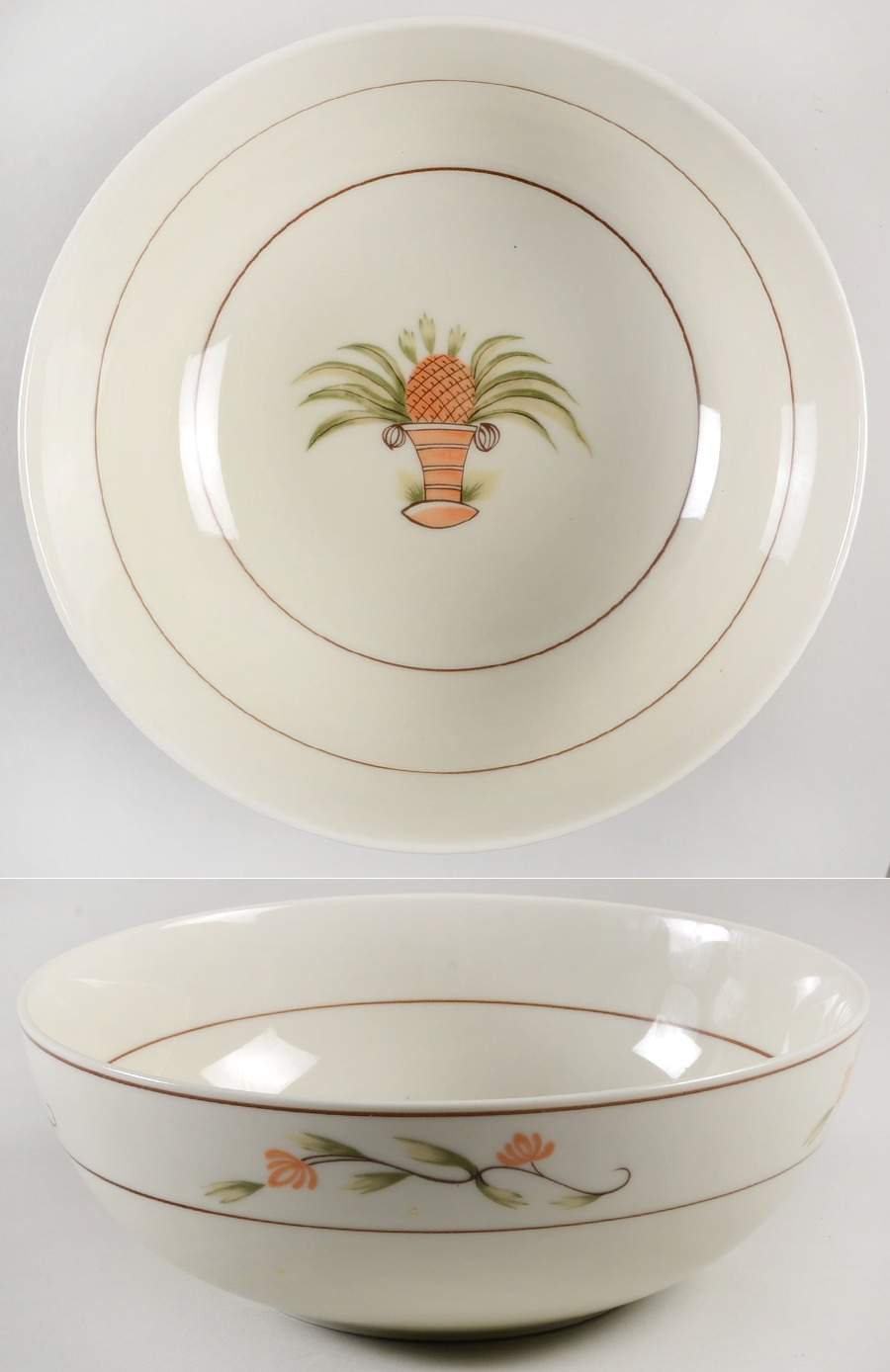 Pineapple 10" Round Vegetable Bowl by Foreign Advisory Service-1