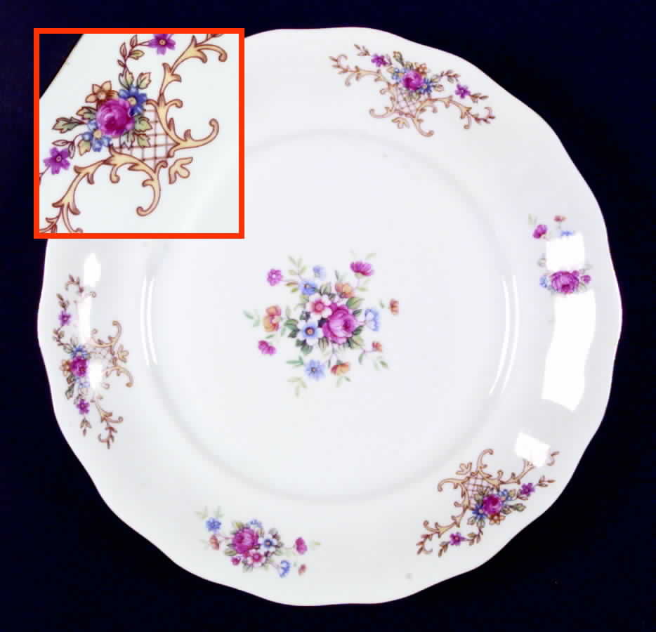 9026 (Thin Trim) Dinner Plate by Favolina-Karolina-1
