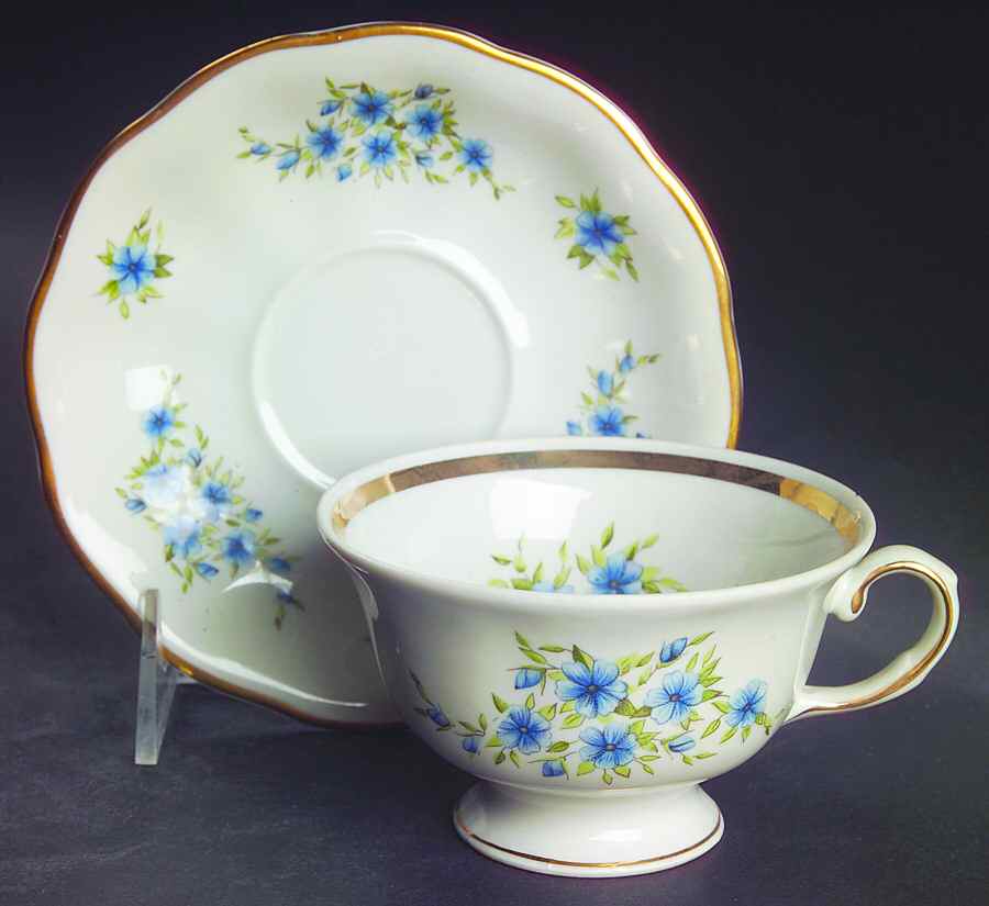 Candia Footed Cup & Saucer Set by Favolina-Karolina-1