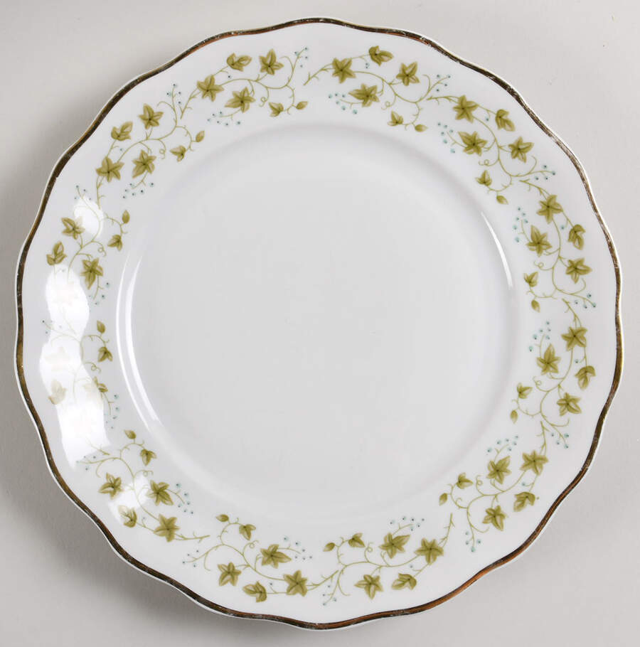 Diana (1-16" Gold Trim) Dinner Plate by Favolina-Karolina-1