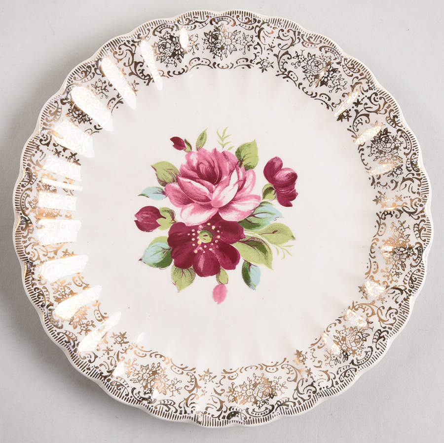 Aristocrat (Scalloped Edge, Fluted Rim) Bread & Butter Plate by Fairbanks Ward-1
