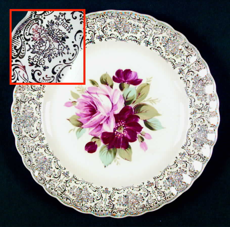 Aristocrat (Scalloped Edge, Fluted Rim) Dinner Plate by Fairbanks Ward-1
