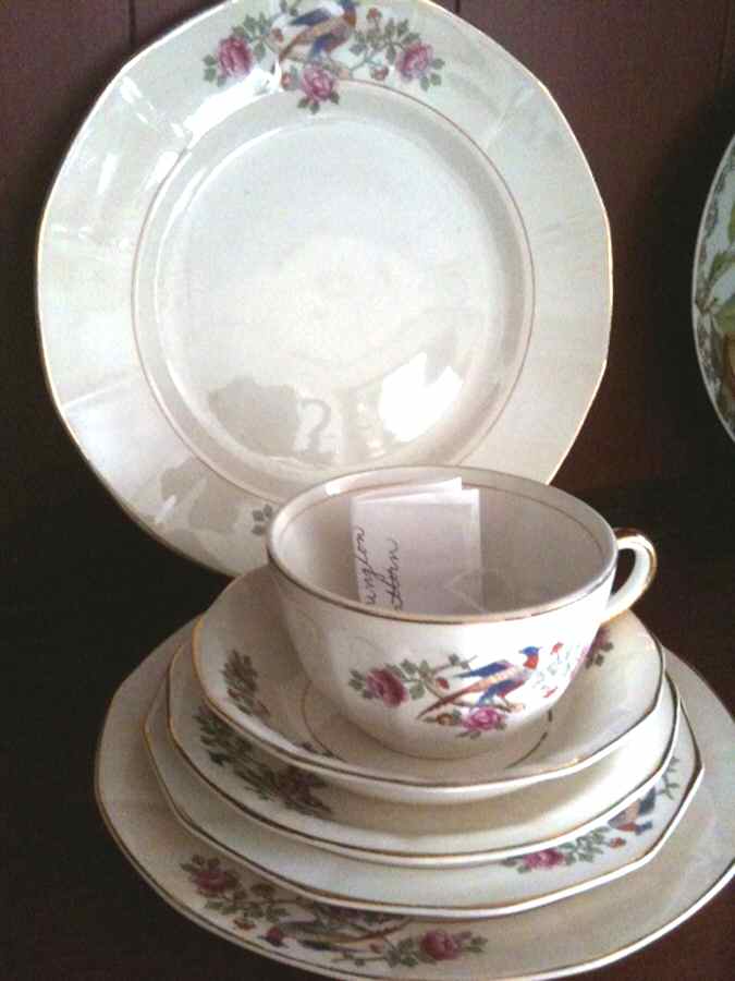 FC1 Flat Cup & Saucer Set by FC Co - French China-1