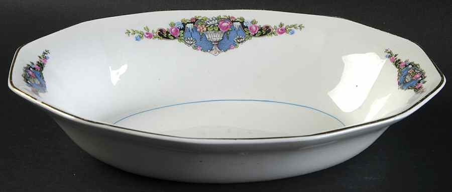 Maytime 9" Oval Vegetable Bowl by FC Co - French China-1