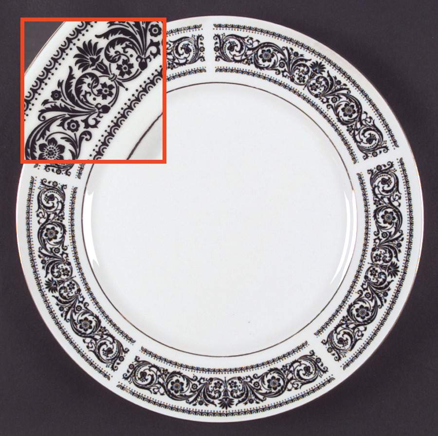 FCC54 Dinner Plate by Fine China of China-1