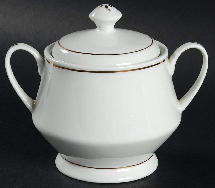 Simplicity Sugar Bowl & Lid by Fine China of China-1