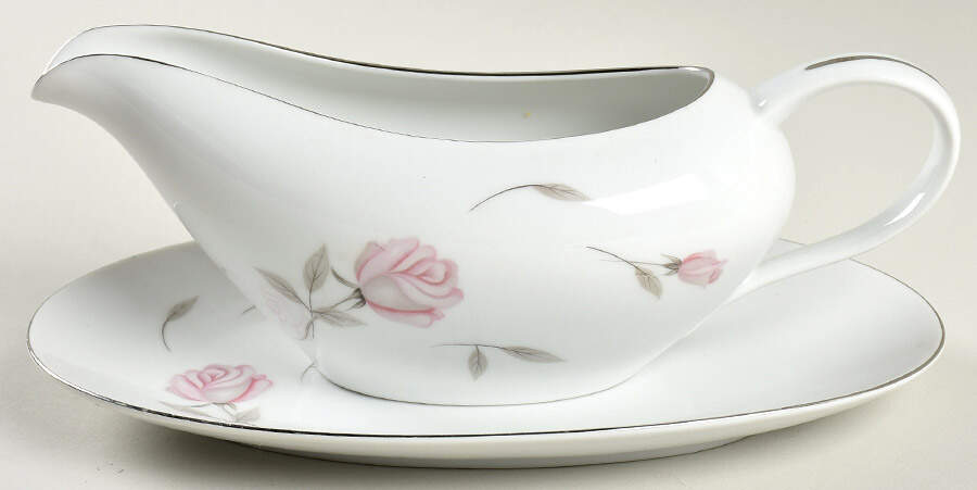 Argent Gravy Boat & Underplate/Relish by Fine China of China-1