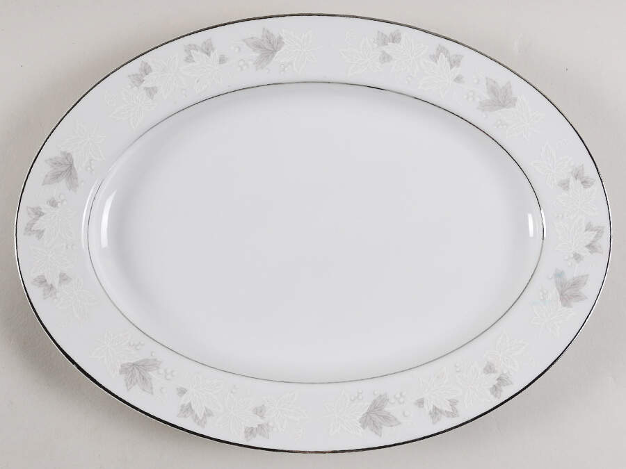 Blair 12" Oval Serving Platter by Fine China of Japan-1