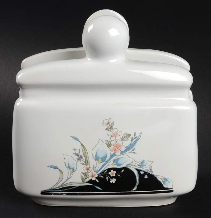 Black Rhapsody Napkin Holder by Fine China of Japan-1