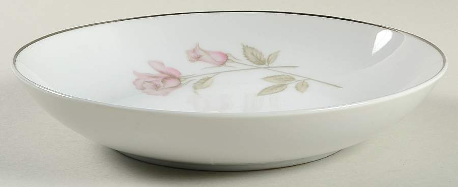 Blushing Rose Coupe Soup Bowl by Fine China of Japan-1