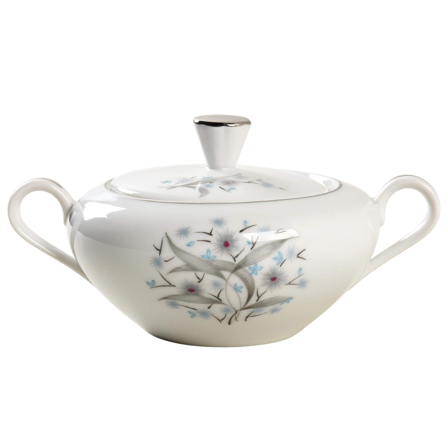 Carlton Sugar Bowl & Lid by Fine China of Japan-1