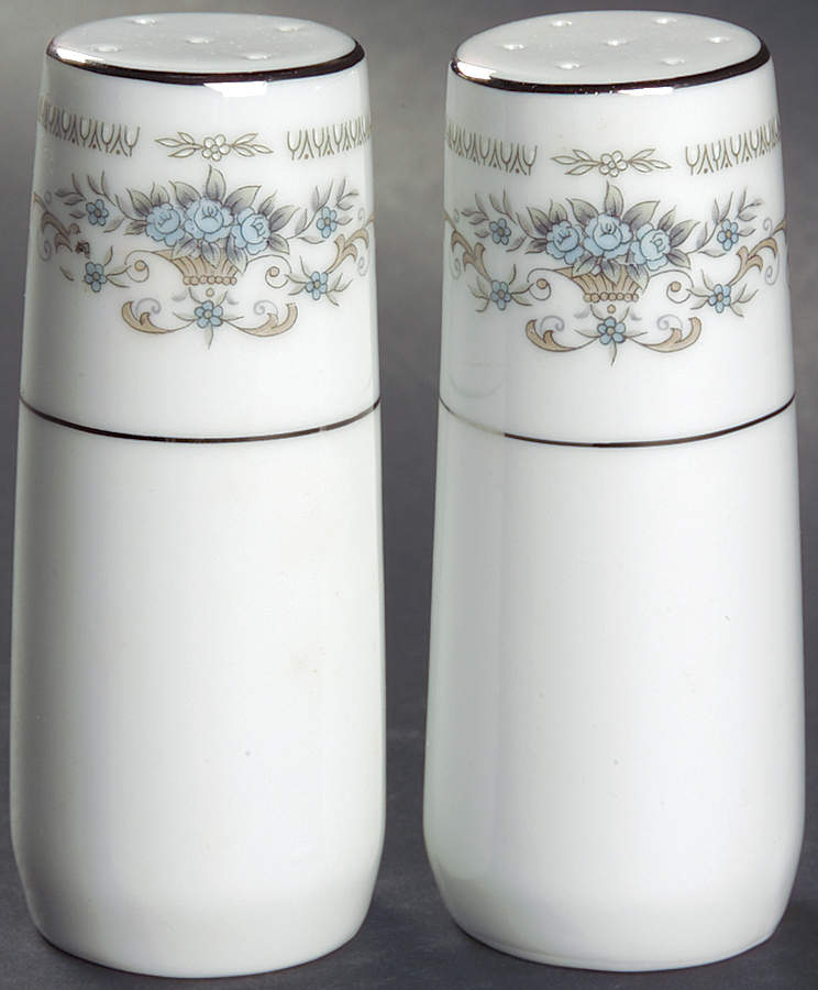 Diane Salt & Pepper Set by Fine China of Japan-1