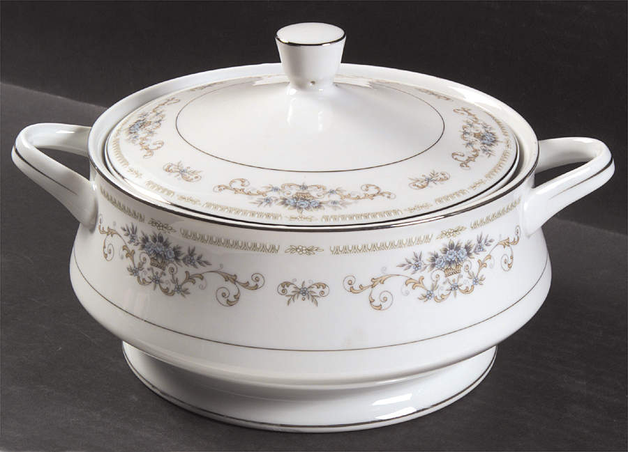 Diane Round Covered Vegetable by Fine China of Japan-1