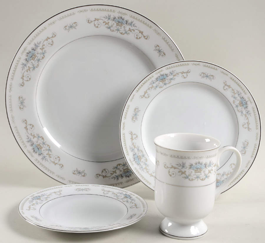 Diane 4 Piece Place Setting by Fine China of Japan-1