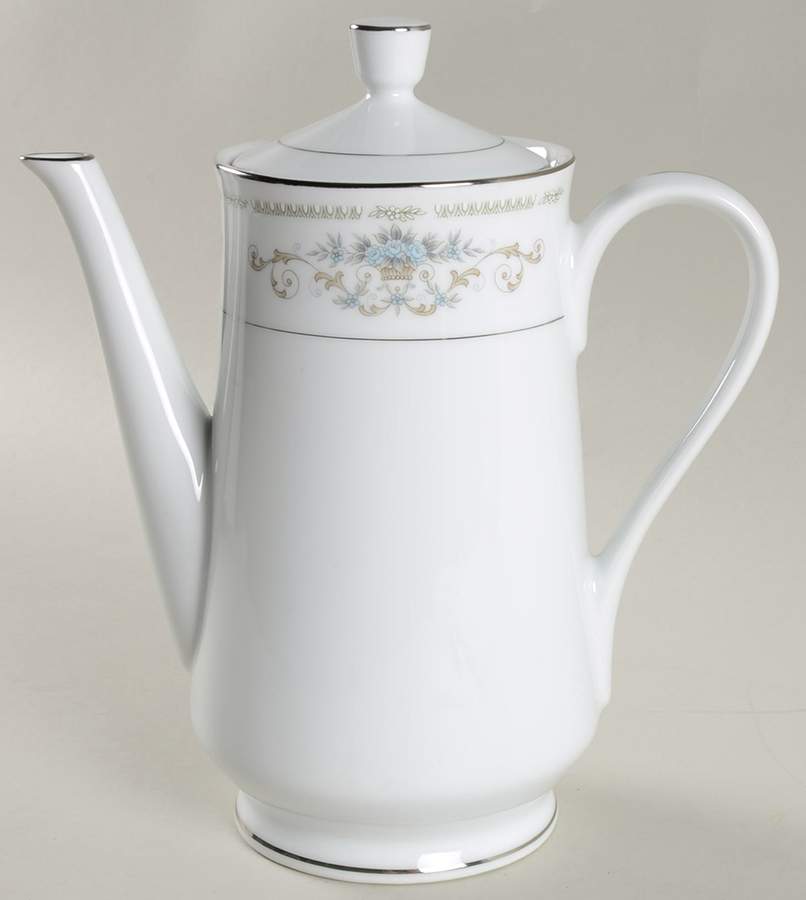 Diane Coffee Pot & Lid by Fine China of Japan-1