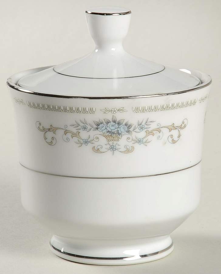 Diane Sugar Bowl & Lid by Fine China of Japan-1