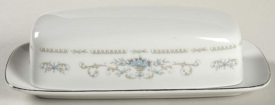 Diane 1/4 Lb Covered Butter by Fine China of Japan-1