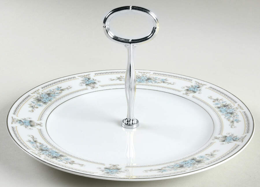 Elington Round Serving Plate with Center Handle (Dp) Hc by Fine China of Japan-1