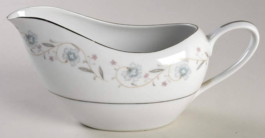 English Garden (Platinum) Gravy Boat by Fine China of Japan-1
