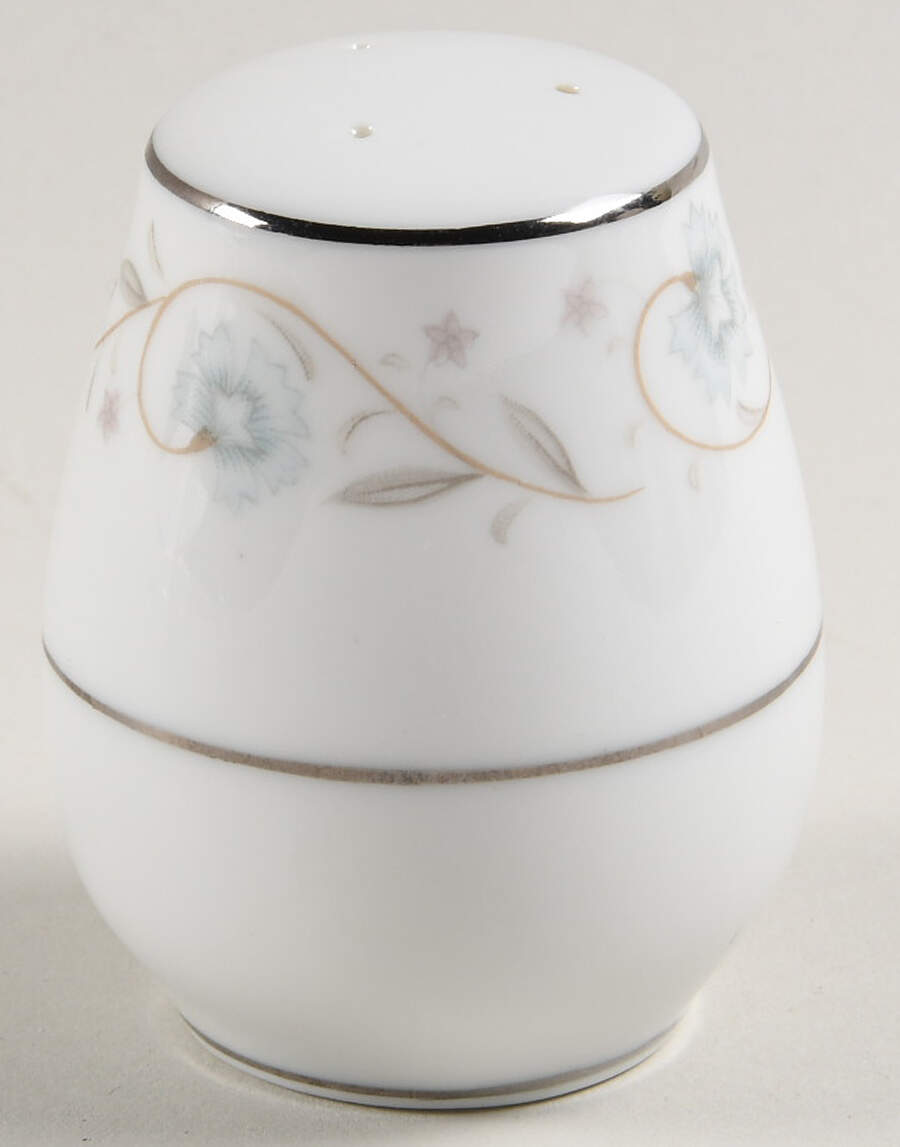 English Garden (Platinum) Salt Shaker by Fine China of Japan-1