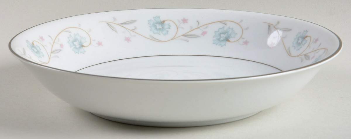 English Garden (Platinum) Coupe Soup Bowl by Fine China of Japan-1
