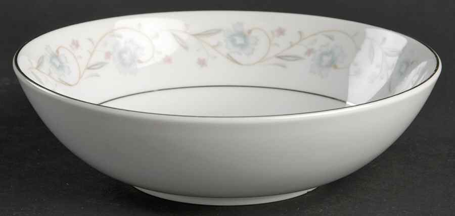 English Garden (Platinum) Coupe Cereal Bowl by Fine China of Japan-1
