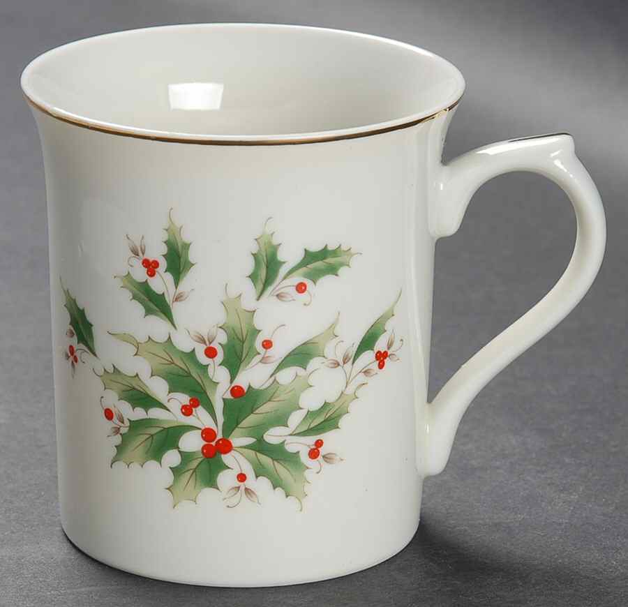 Holly Holiday Mug by Fine China of Japan-1