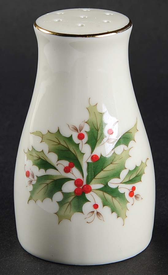 Holly Holiday Pepper Shaker by Fine China of Japan-1