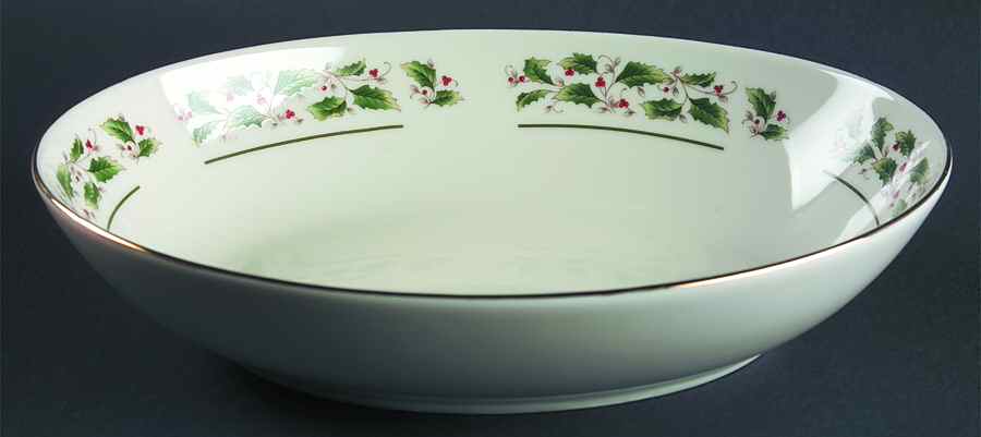 FCJ5 10" Oval Vegetable Bowl by Fine China of Japan-1