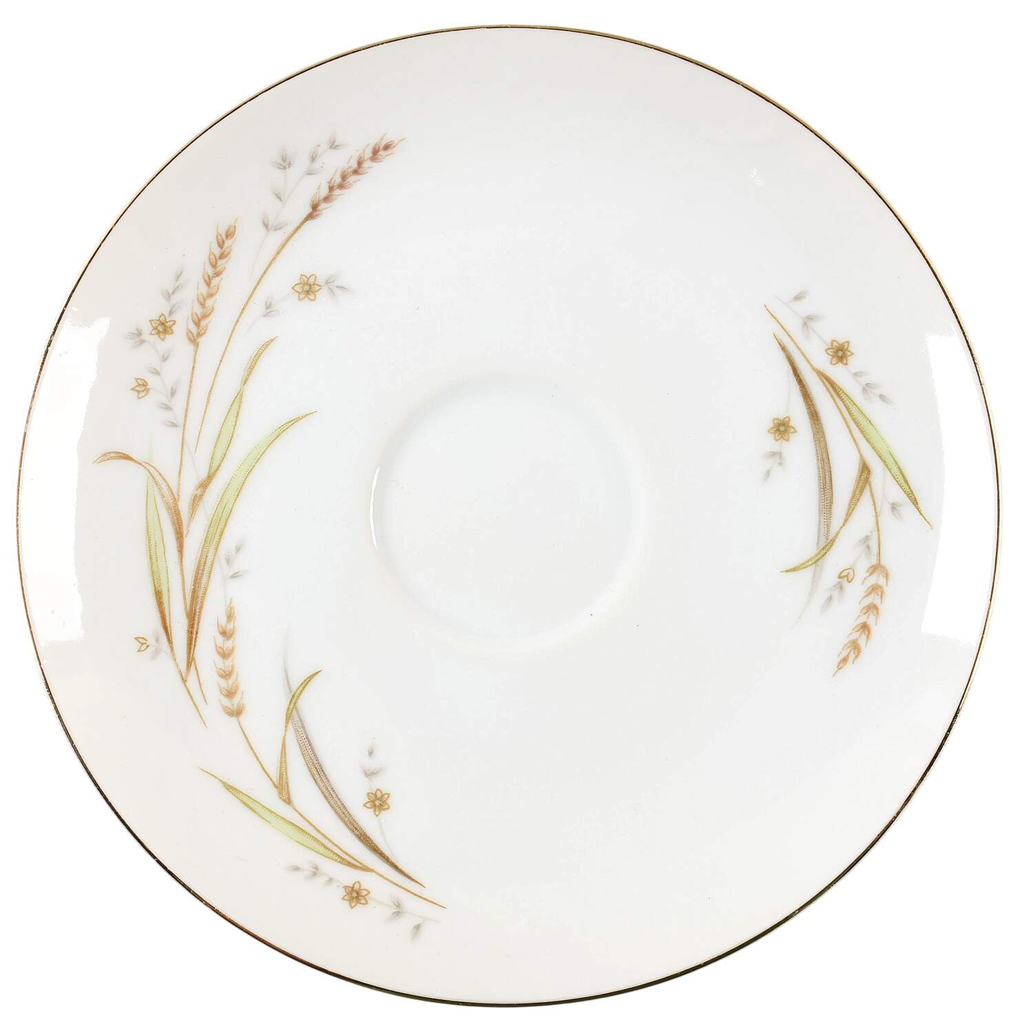 Golden Harvest Saucer by Fine China of Japan-1