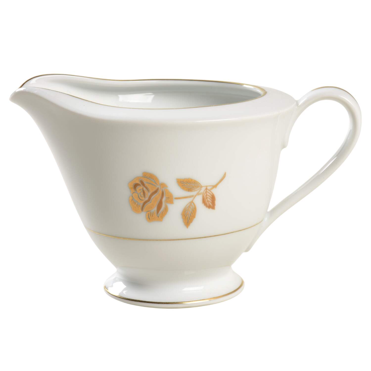 Golden Rose (Gold Rose, Hall Mark) Creamer by Fine China of Japan-1
