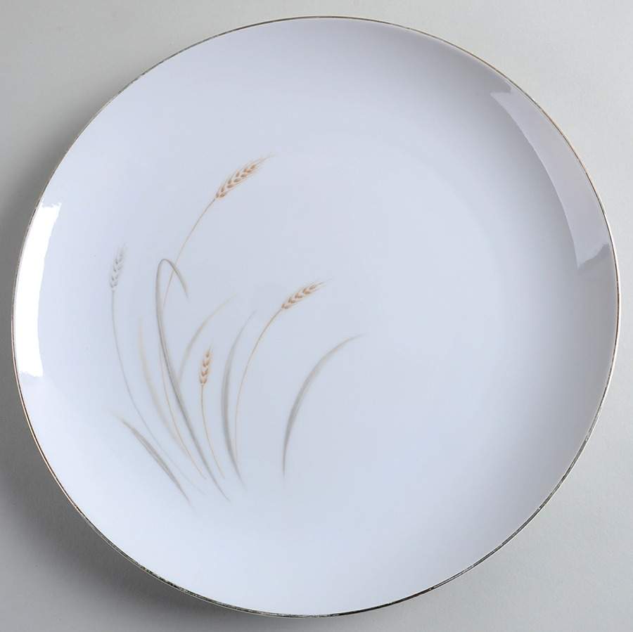 Golden Wheat 12" Chop Plate (Round Platter) by Fine China of Japan-1