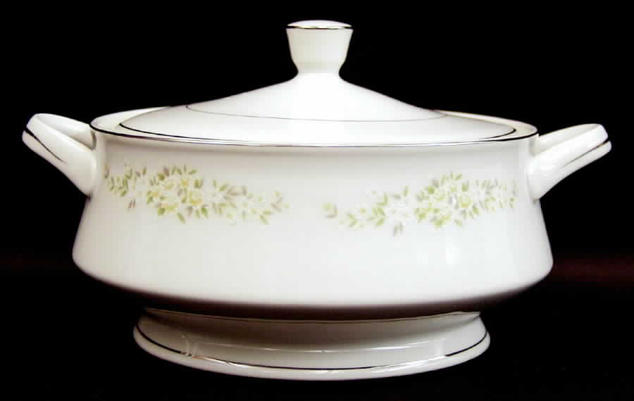 Lady Carolyn Round Covered Vegetable by Fine China of Japan-1