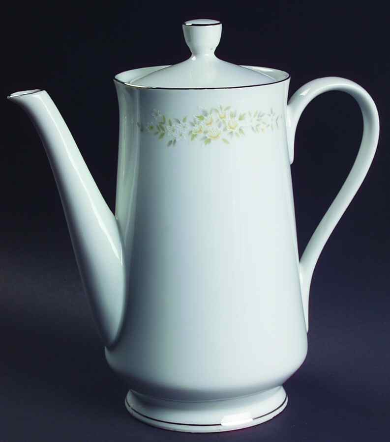 Lady Carolyn Coffee Pot & Lid by Fine China of Japan-1