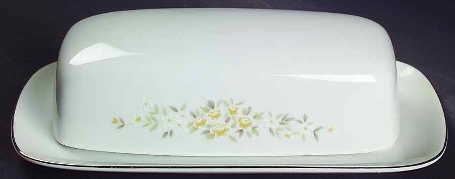 Lady Carolyn 1/4 Lb Covered Butter by Fine China of Japan-1