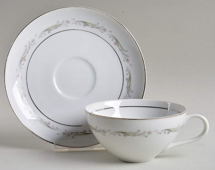 Larchmont Footed Cup & Saucer Set by Fine China of Japan-1