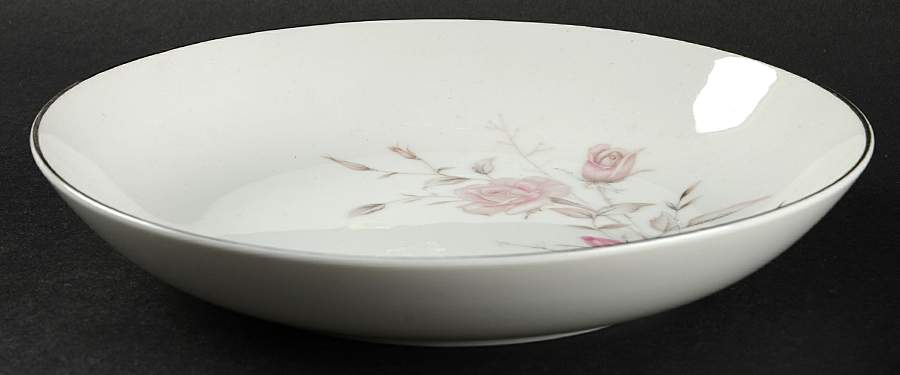 Laura (Platinum Trim) Coupe Soup Bowl by Fine China of Japan-1