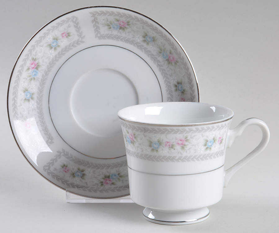 Lisa Footed Cup & Saucer Set by Fine China of Japan-1