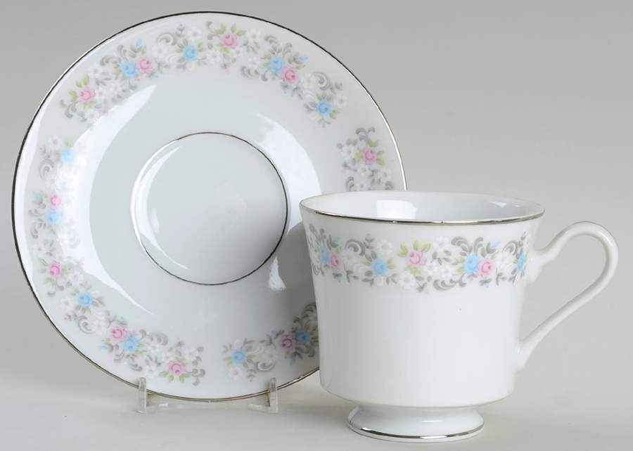 Montego Footed Cup & Saucer Set by Fine China of Japan-1
