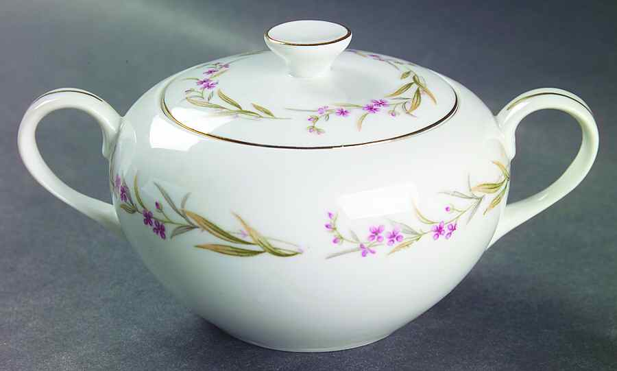 Prestige Sugar Bowl & Lid by Fine China of Japan-1