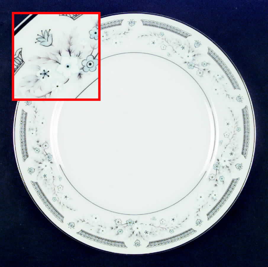 Robin Dinner Plate by Fine China of Japan-1