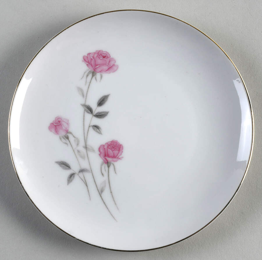 Rose Crest Bread & Butter Plate by Fine China of Japan-1