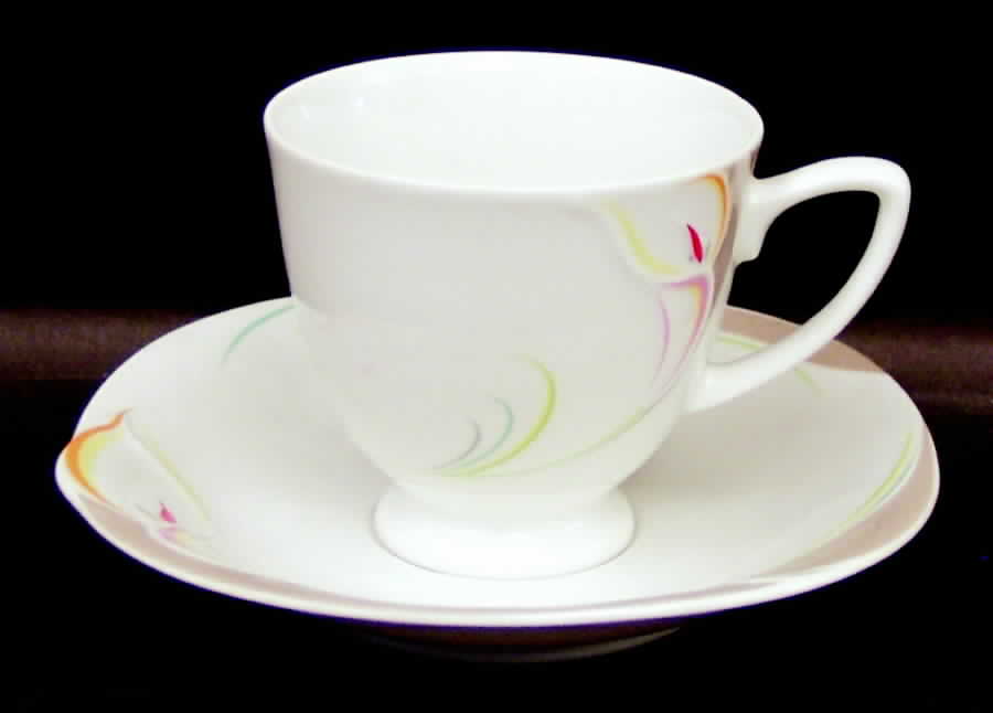 Spring Symphony Footed Cup & Saucer Set by Town House China-1