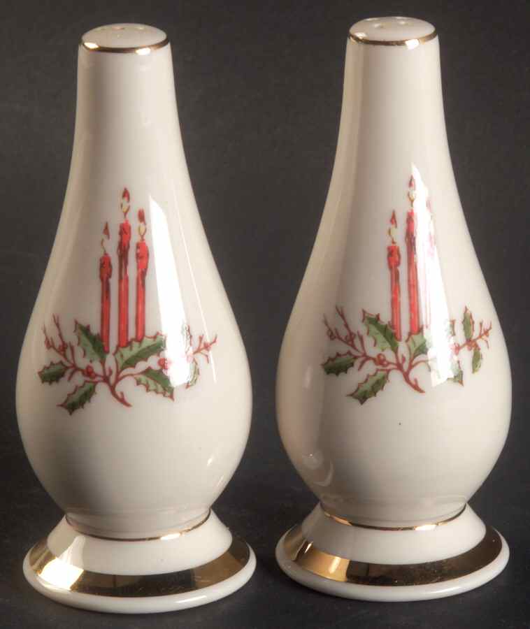 Christmas (Rim) Salt & Pepper Set by Fine Arts-1