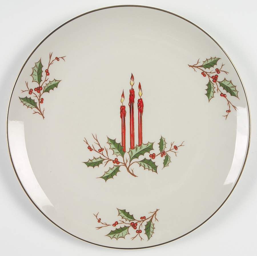 Christmas (Coupe) Dinner Plate by Fine Arts-1