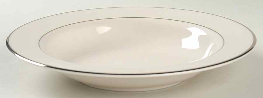 Classic Dignity Platinum Large Rim Soup Bowl by Fine Arts-1