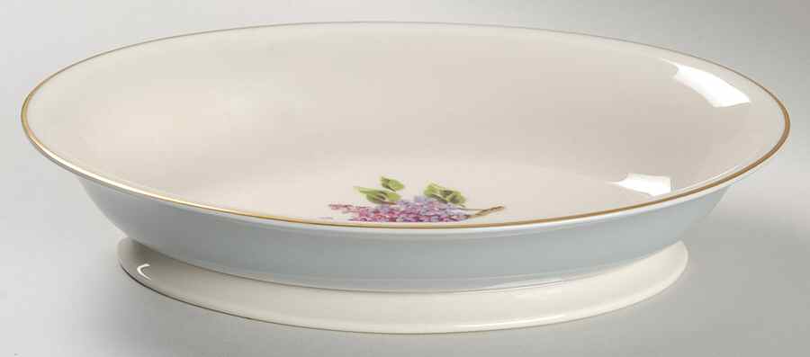 Georgian Lilac 8" Oval Vegetable Bowl by Fine Arts-1