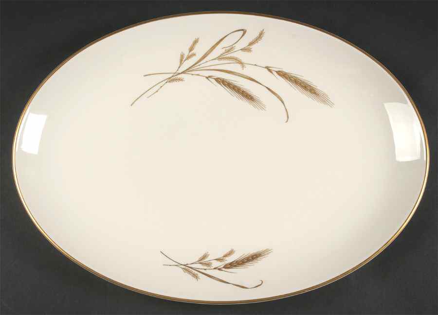 Golden Harvest 15" Oval Serving Platter by Fine Arts-1