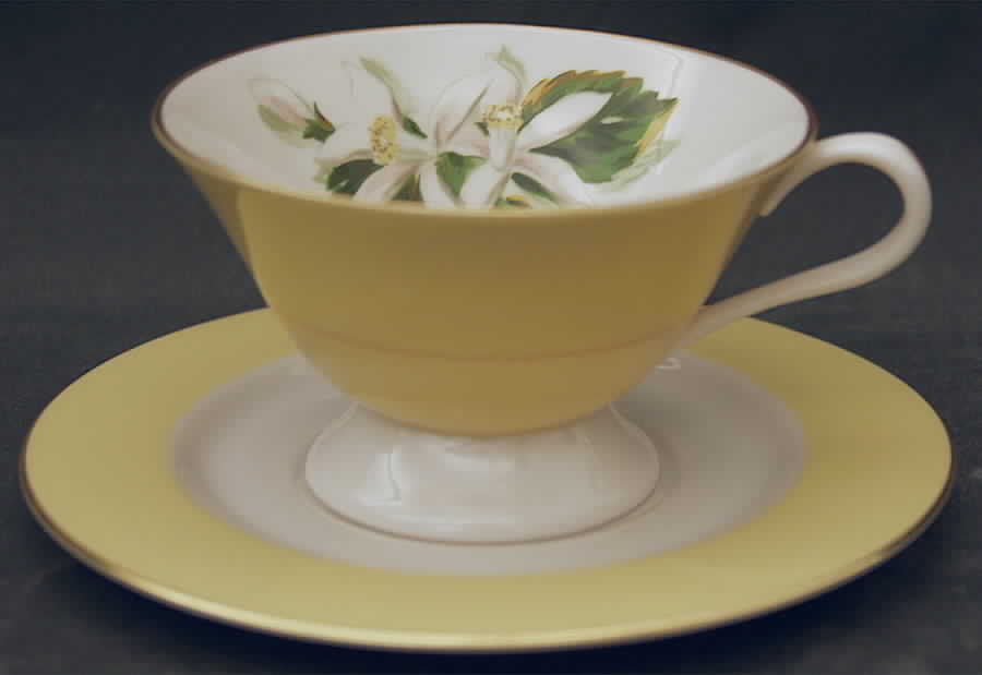 Love Light Footed Cup & Saucer Set by Fine Arts-1